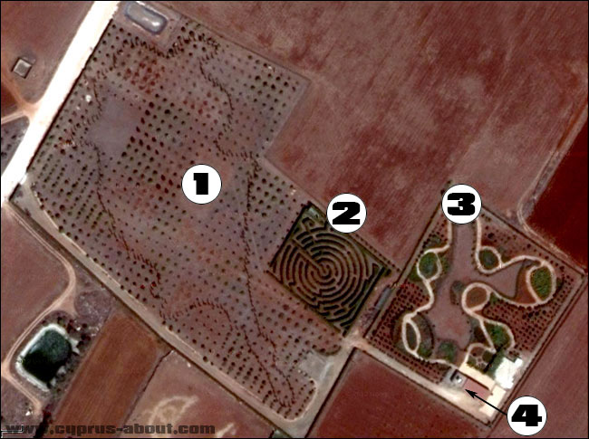 Сад пряных трав в Авгору, Кипр. Google карта